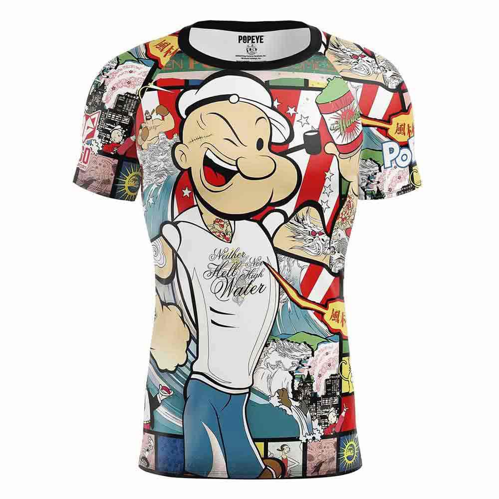 Otso Popeye Art Show Short Sleeve T-shirt Mehrfarbig M Mann von Otso