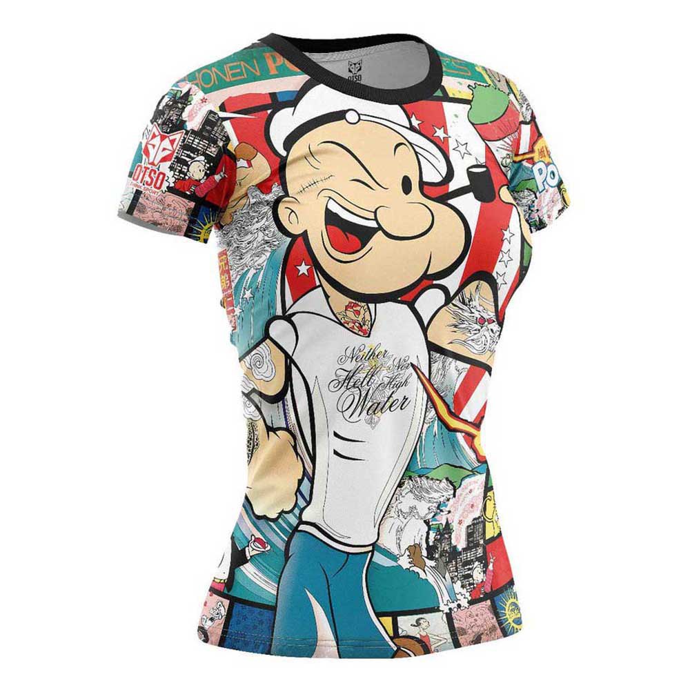 Otso Popeye Art Show Short Sleeve T-shirt Mehrfarbig XS Frau von Otso