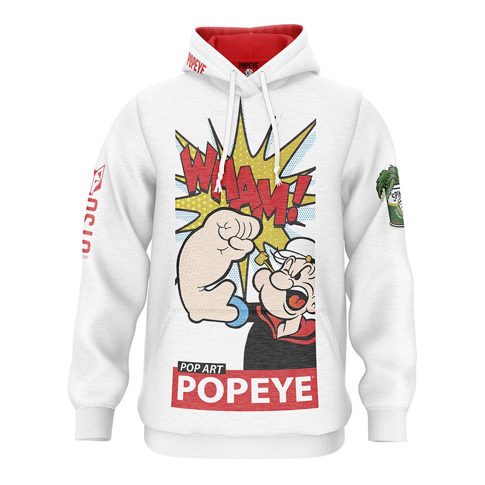 Otso Popeye Pop Art Hoodie Weiß 2XL Mann von Otso