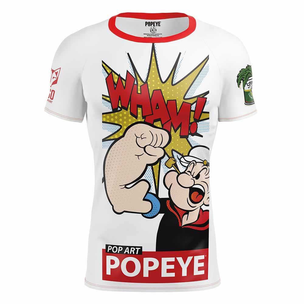 Otso Popeye Pop Art Short Sleeve T-shirt Weiß S Mann von Otso