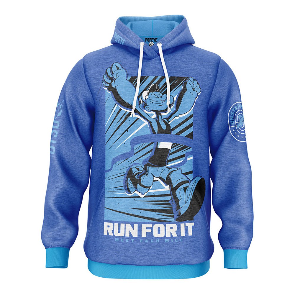 Otso Popeye Run For It Hoodie Blau XS Mann Otso Popeye Run For It Hoodie Blau XS Mann von Otso