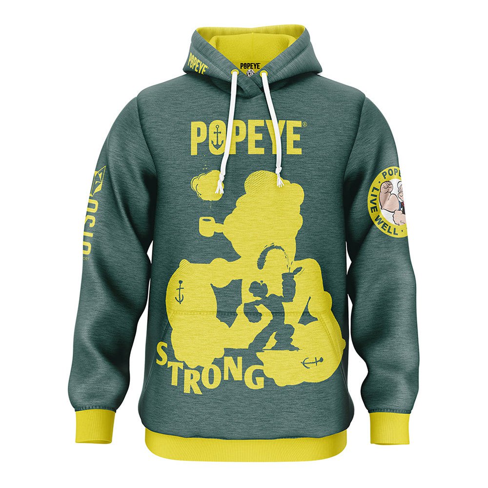 Otso Popeye Strong Hoodie Grün 2XL Mann von Otso