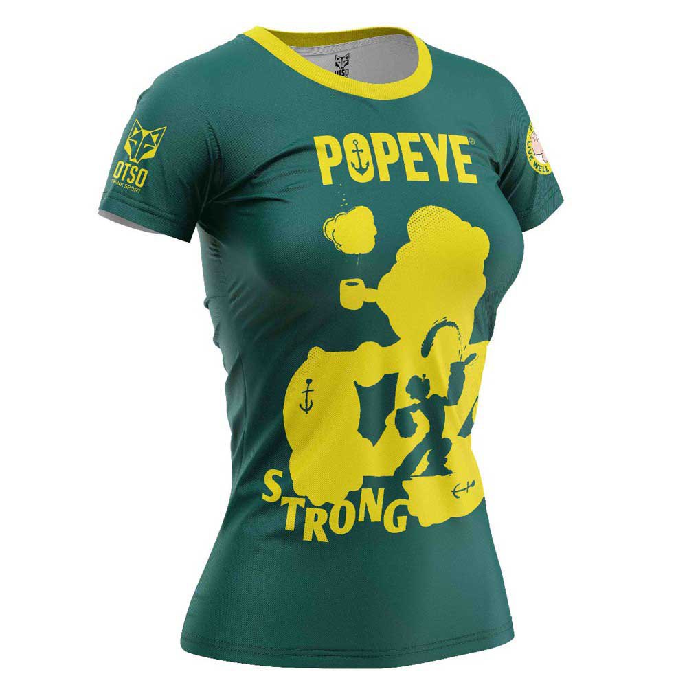 Otso Popeye Strong Short Sleeve T-shirt Beige XS Frau von Otso