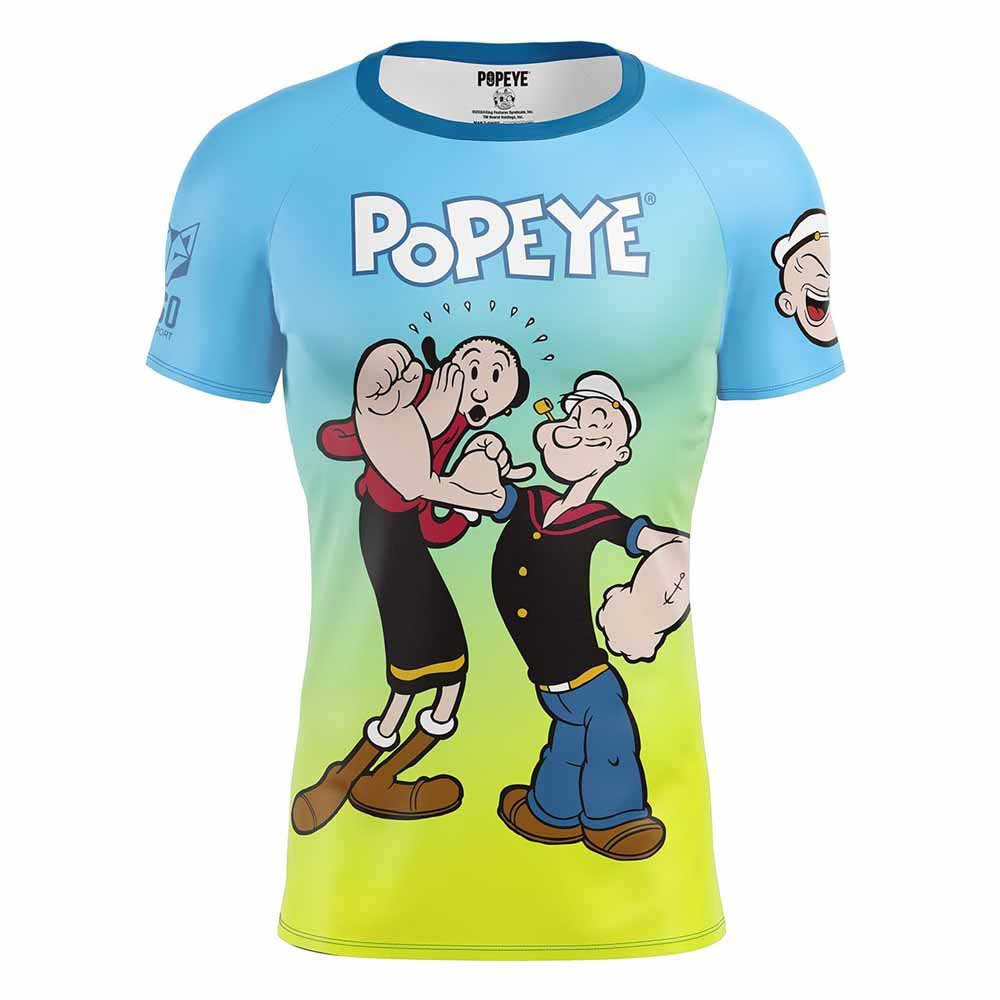 Otso Popeye & Olive Short Sleeve T-shirt Gelb L Mann von Otso