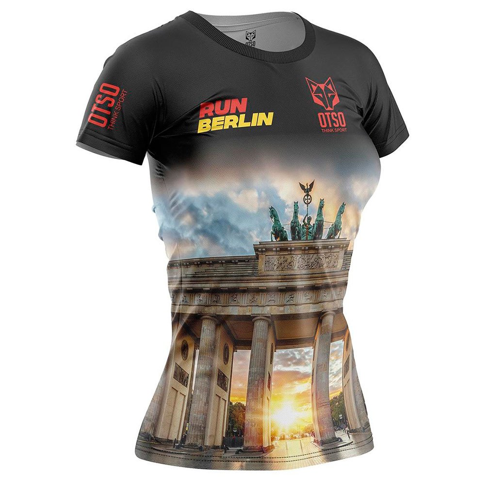Otso Run Berlin Short Sleeve T-shirt Schwarz XS Frau Otso Run Berlin Short Sleeve T-shirt Schwarz XS Frau von Otso