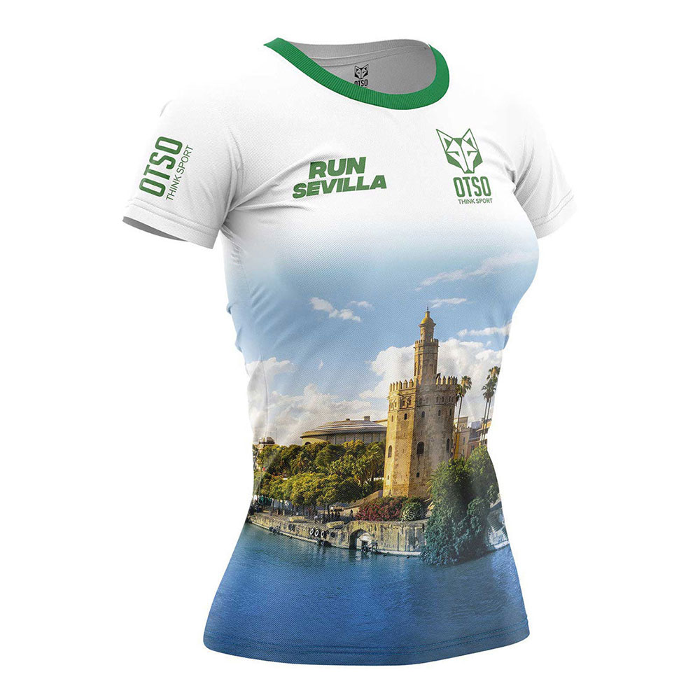 Otso Run Sevilla Short Sleeve T-shirt Mehrfarbig L Frau von Otso