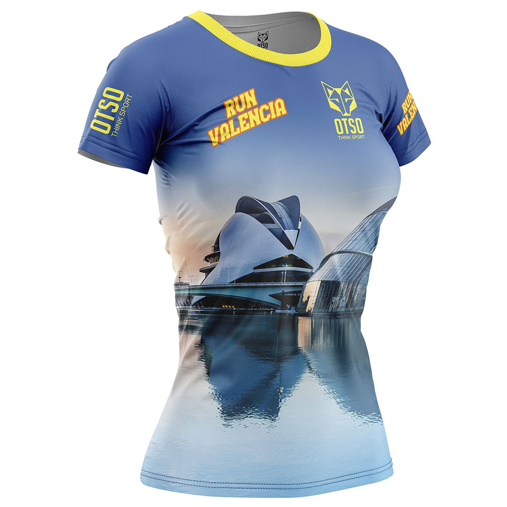 Otso Run Valencia 2024 Short Sleeve T-shirt Blau S Frau Otso Run Valencia 2024 Short Sleeve T-shirt Blau S Frau von Otso