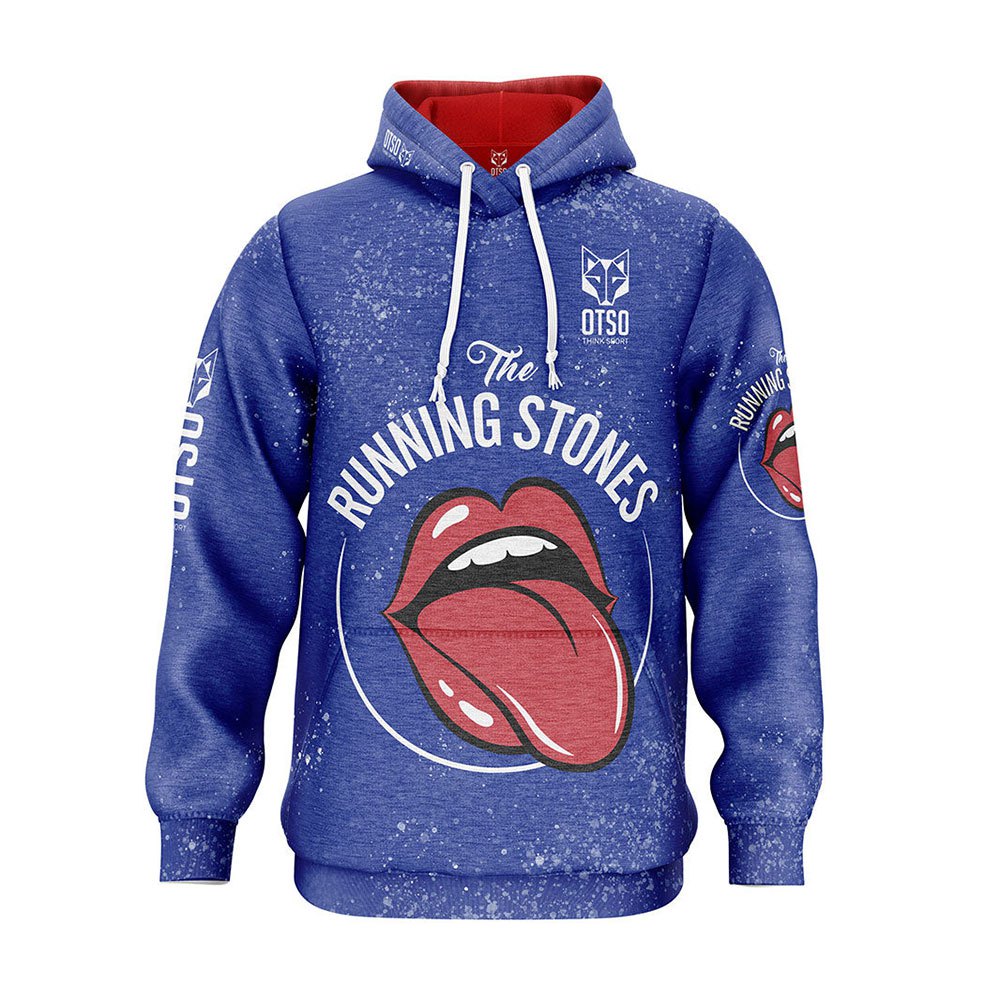 Otso Running Stones Hoodie Blau L Mann Otso Running Stones Hoodie Blau L Mann von Otso