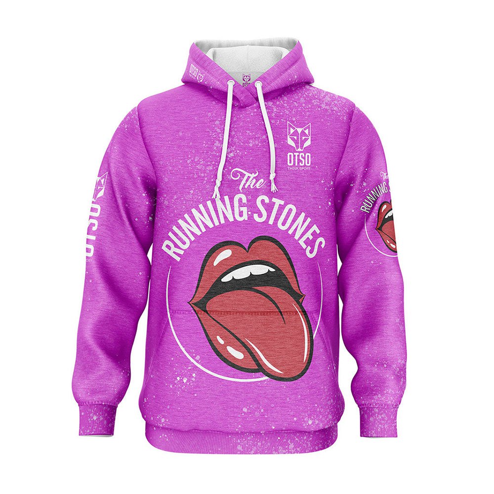 Otso Running Stones Hoodie Rosa 2XS Mann von Otso