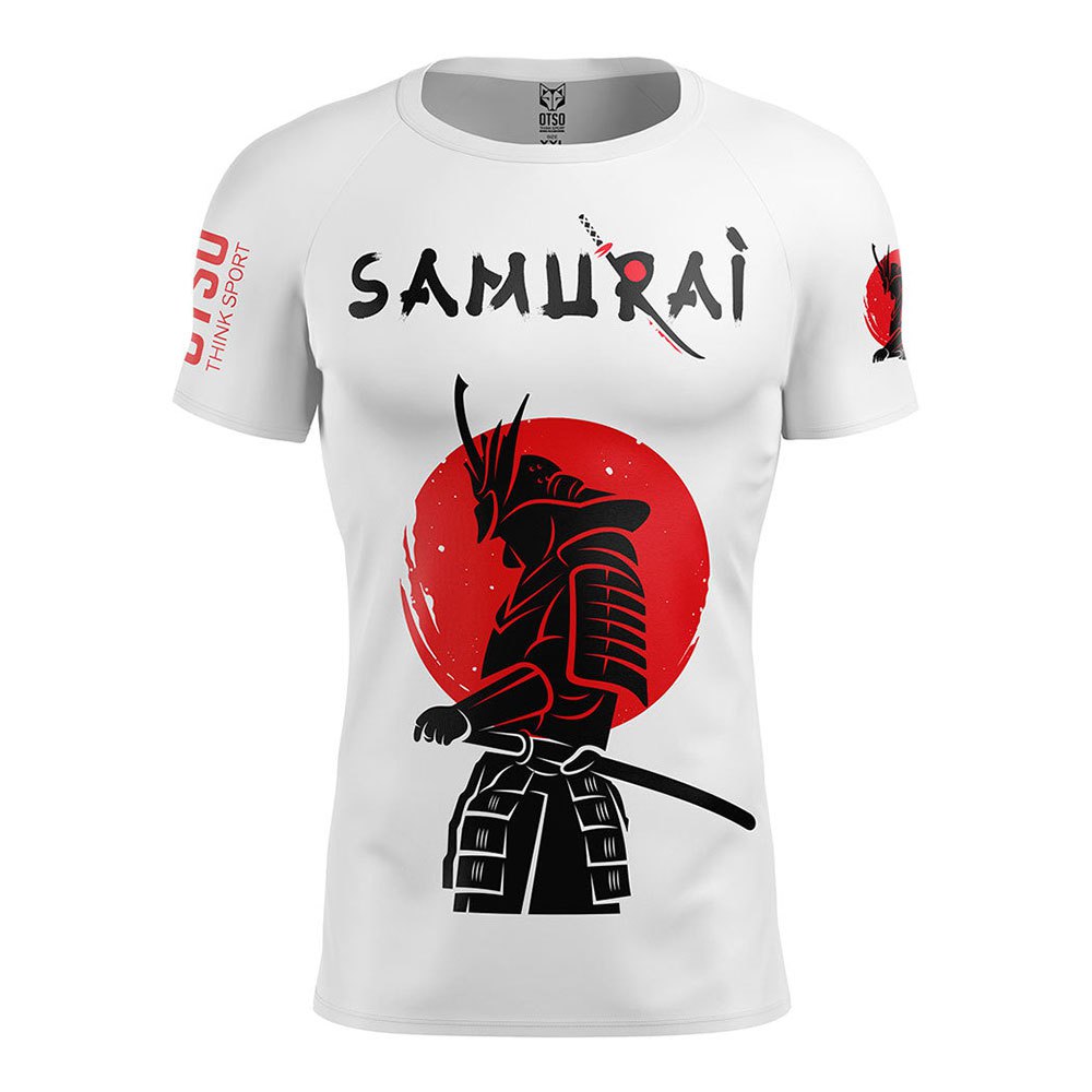 Otso Samurai Short Sleeve T-shirt Weiß XL Mann von Otso