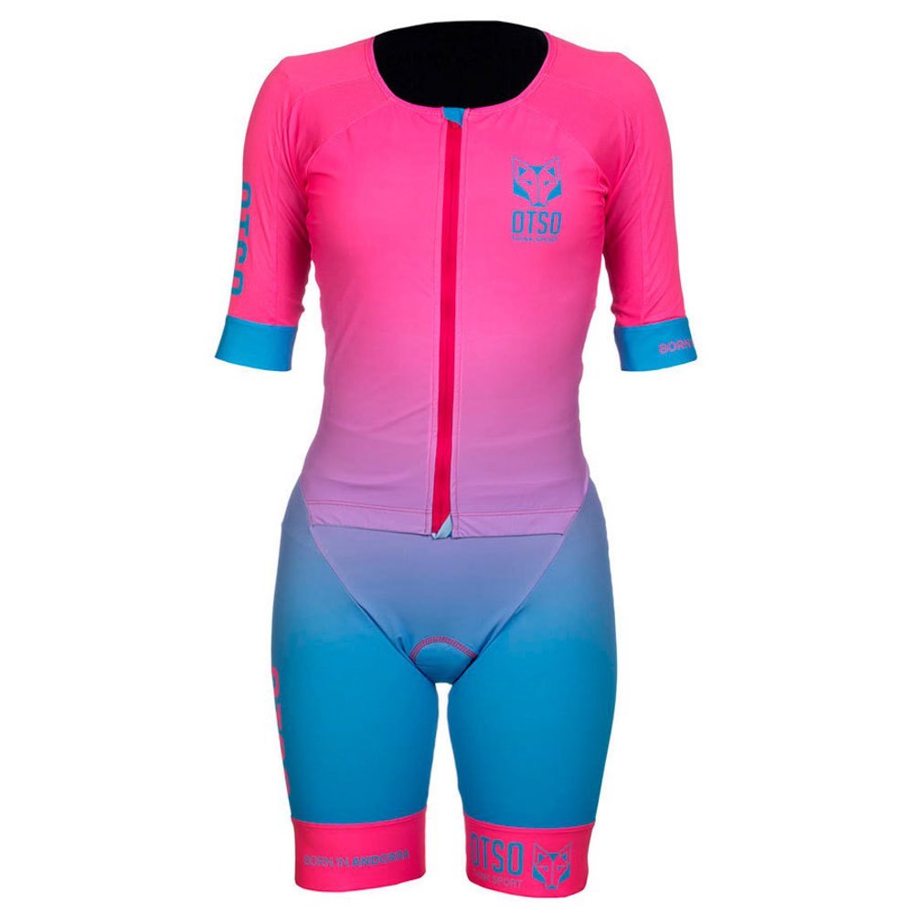 Otso Short Sleeve Trisuit Rosa XS Frau von Otso