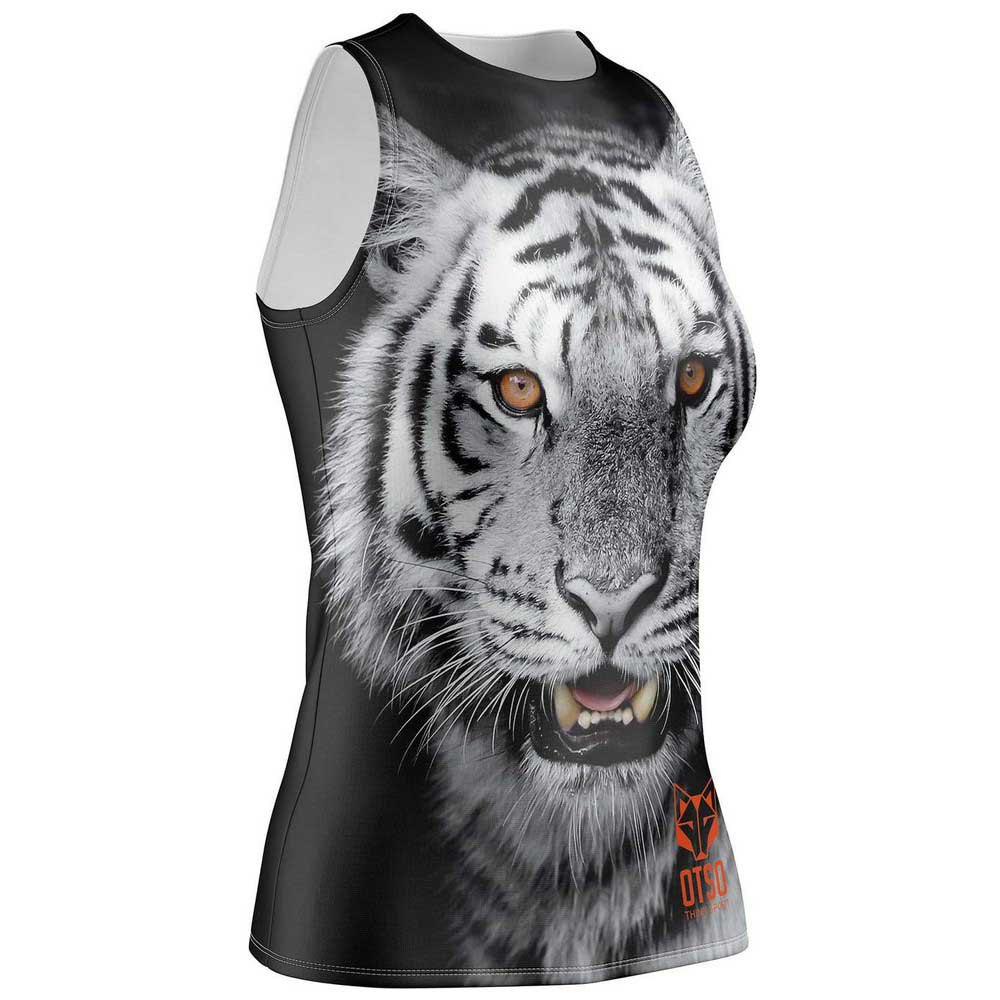 Otso Singlet Sleeveless T-shirt Schwarz M Frau von Otso