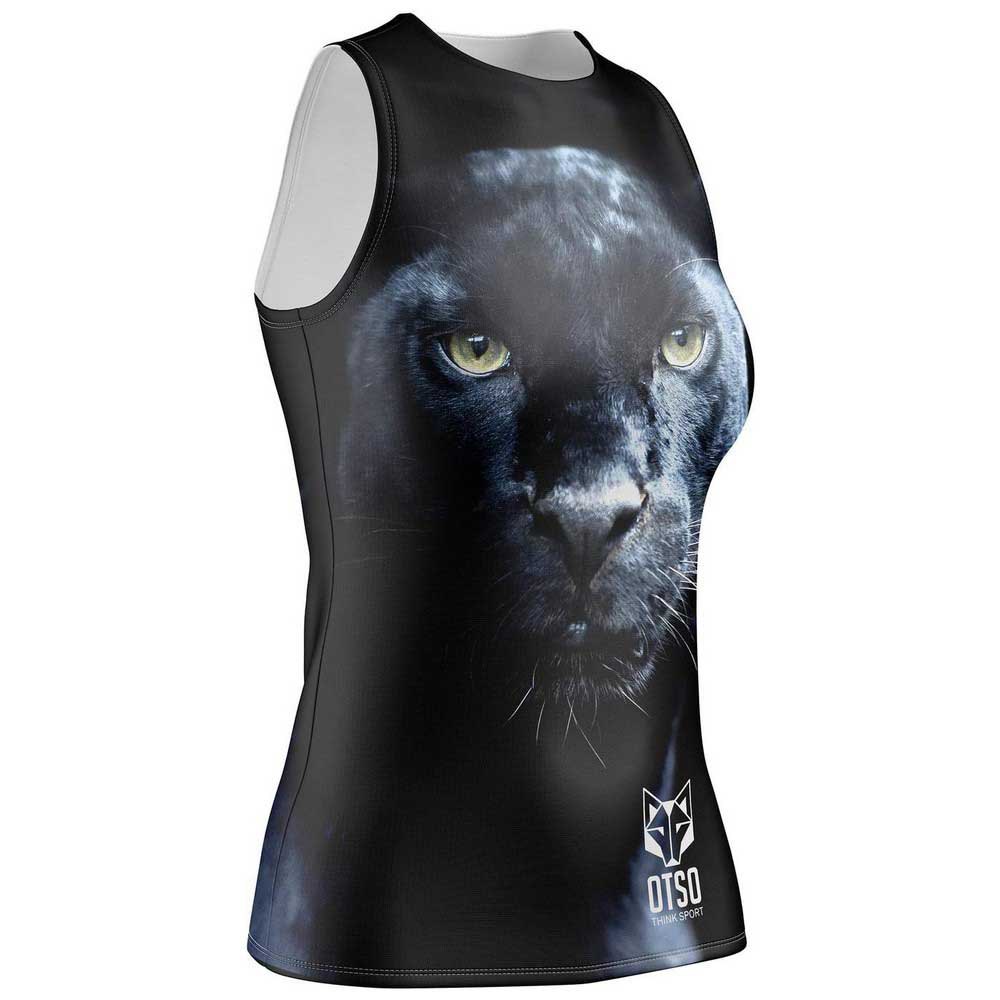 Otso Singlet Sleeveless T-shirt Schwarz S Frau Otso Singlet Sleeveless T-shirt Schwarz S Frau von Otso