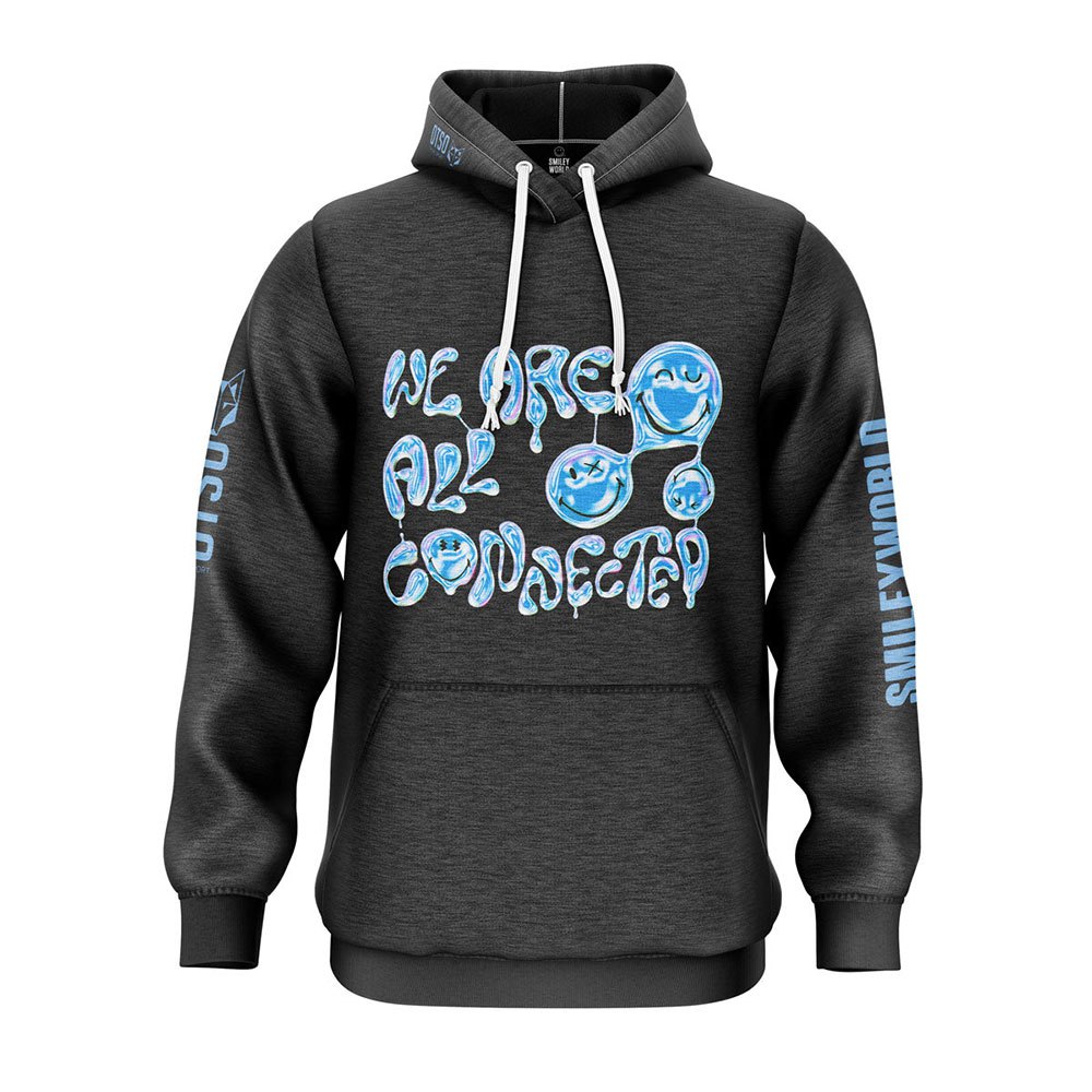 Otso Smileyworld Connected Hoodie Grau L Mann Otso Smileyworld Connected Hoodie Grau L Mann von Otso