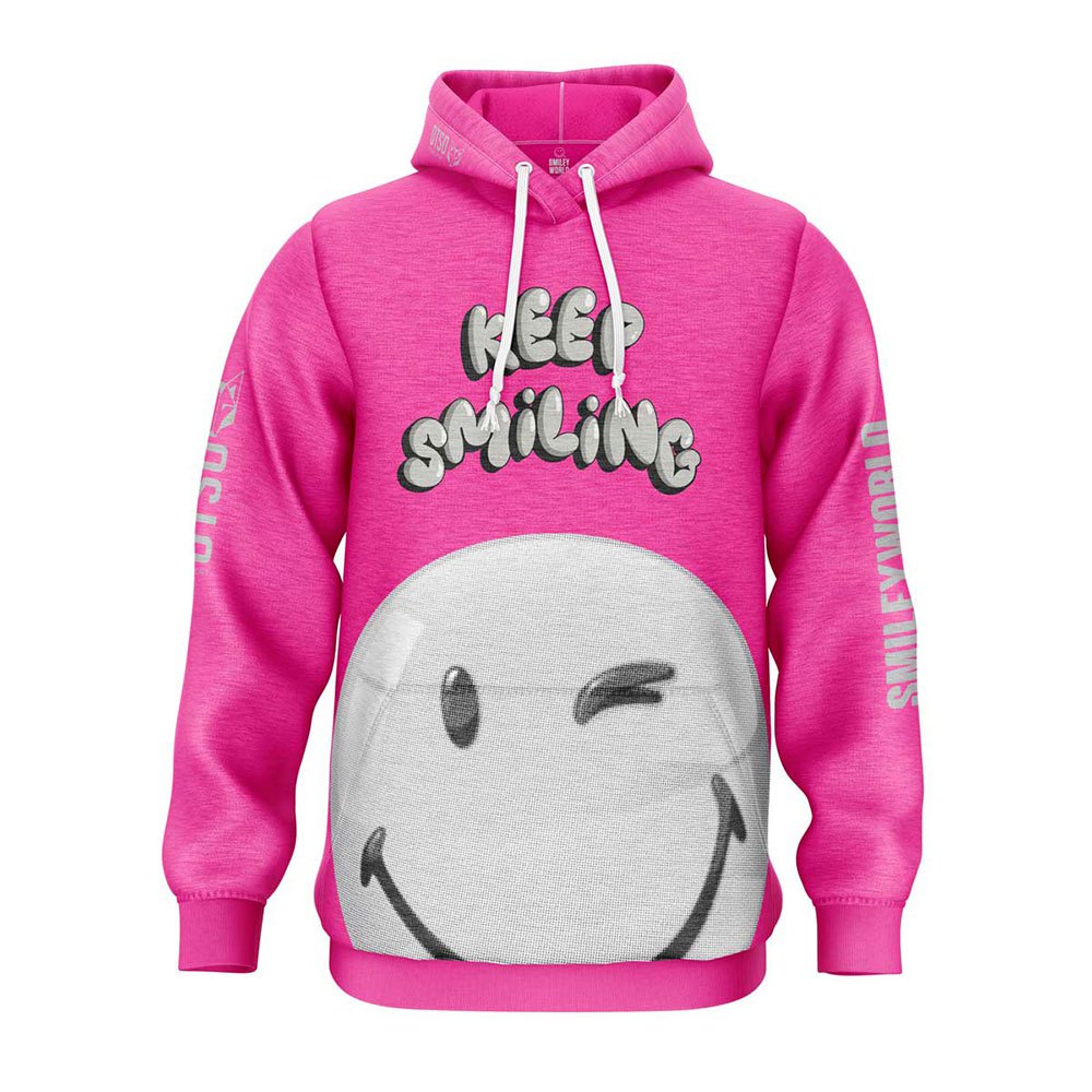 Otso Smileyworld Smiling Hoodie Rosa L Mann Otso Smileyworld Smiling Hoodie Rosa L Mann von Otso