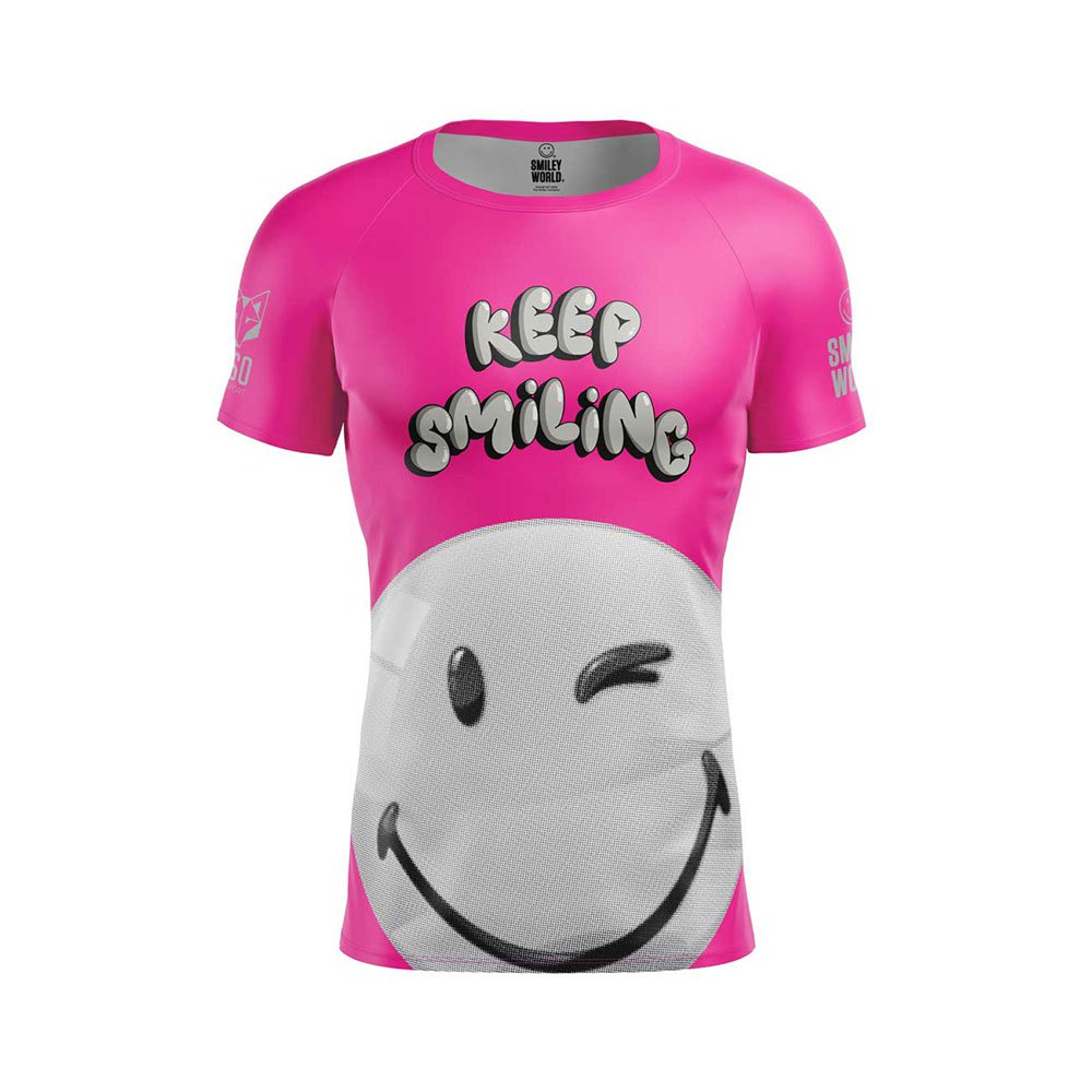 Otso Smileyworld Smiling Short Sleeve T-shirt Rosa M Mann Otso Smileyworld Smiling Short Sleeve T-shirt Rosa M Mann von Otso