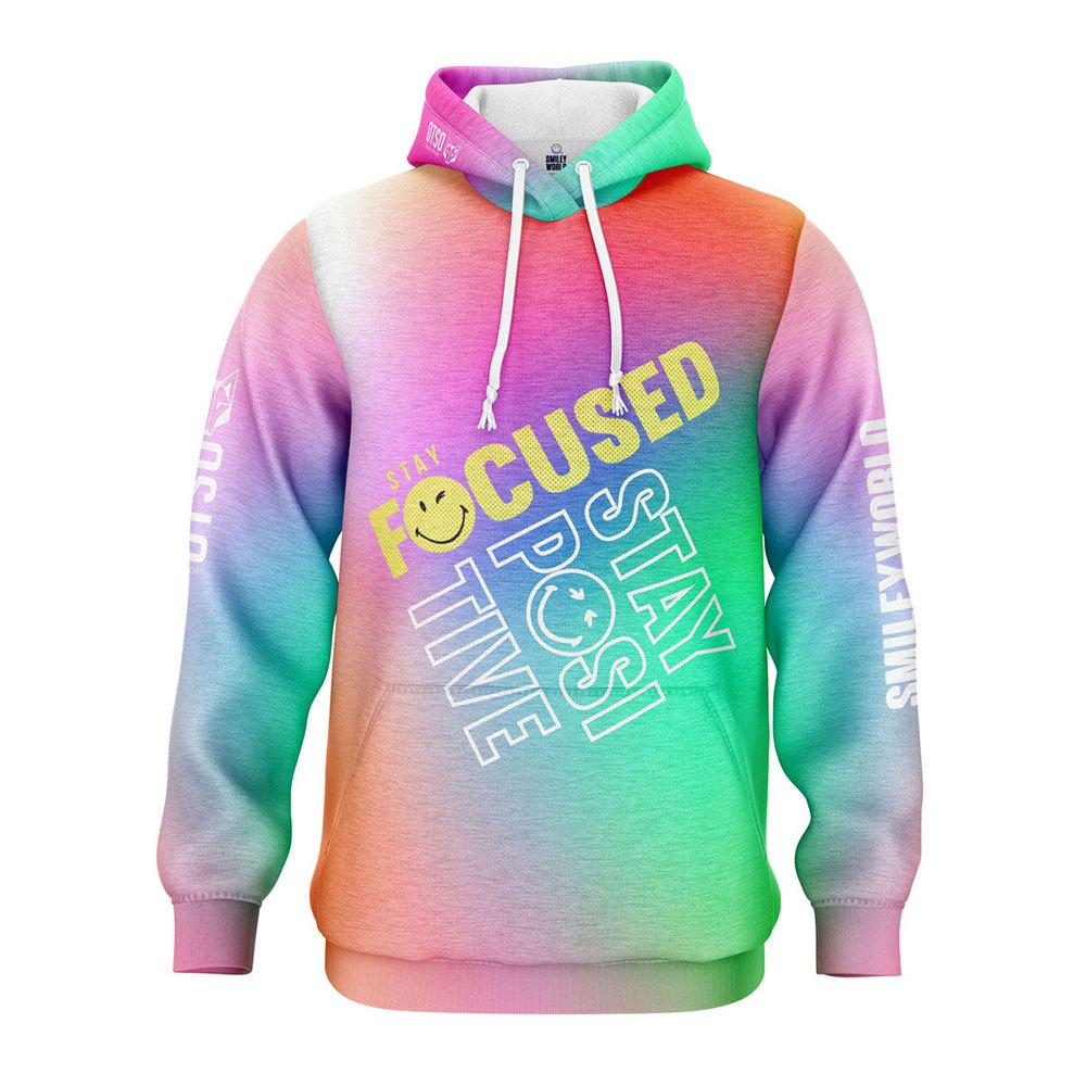 Otso Smileyworld Stay Focused Hoodie Mehrfarbig 2XS Mann Otso Smileyworld Stay Focused Hoodie Mehrfarbig 2XS Mann von Otso