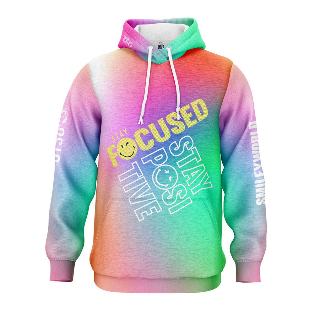 Otso Smileyworld Stay Focused Hoodie Mehrfarbig 2XS Mann von Otso