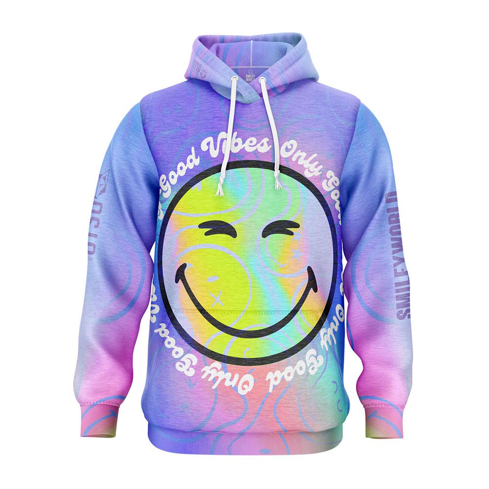 Otso Smileyworld Vibes Hoodie Lila 2XS Mann von Otso