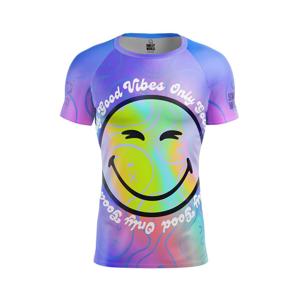 Otso Smileyworld Vibes Short Sleeve T-shirt Lila S Mann von Otso