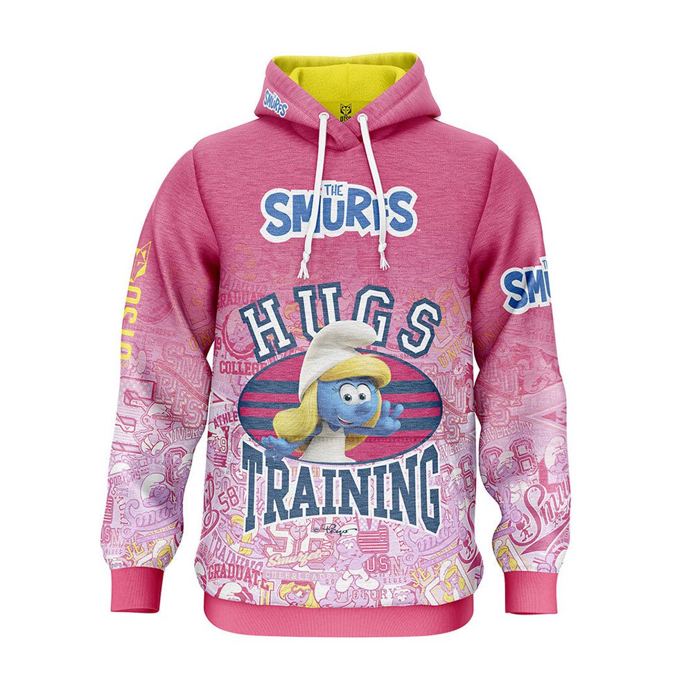 Otso Smurfs Hugs Hoodie Rosa XS Mann von Otso