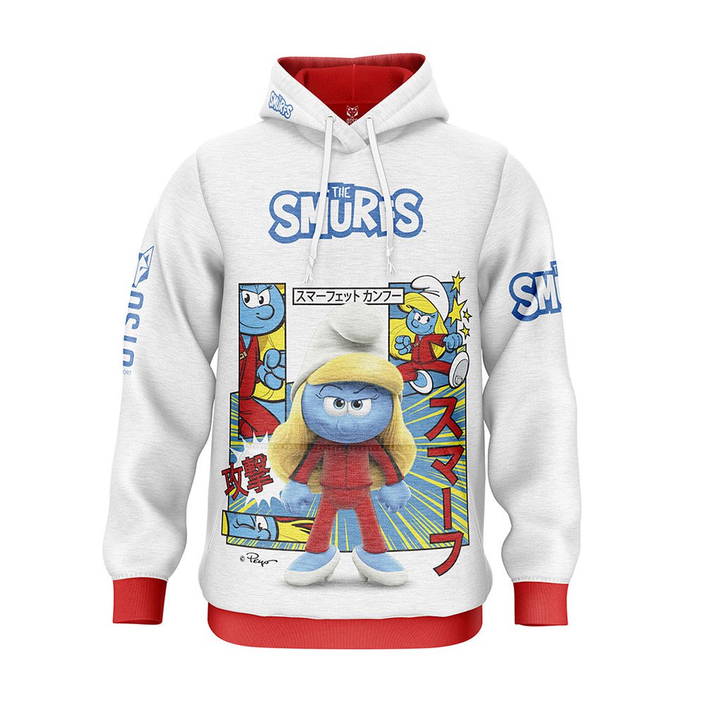 Otso Smurfs Manga Hoodie Weiß L Mann Otso Smurfs Manga Hoodie Weiß L Mann von Otso