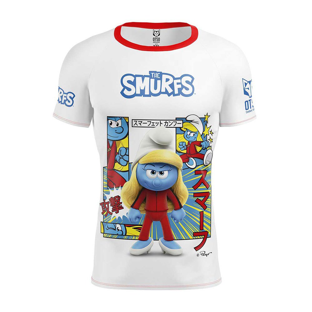 Otso Smurfs Short Sleeve T-shirt Weiß M Mann Otso Smurfs Short Sleeve T-shirt Weiß M Mann von Otso