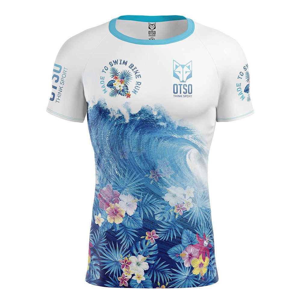 Otso Swim Bike Run Wave Short Sleeve T-shirt Mehrfarbig M Mann Otso Swim Bike Run Wave Short Sleeve T-shirt Mehrfarbig M Mann von Otso