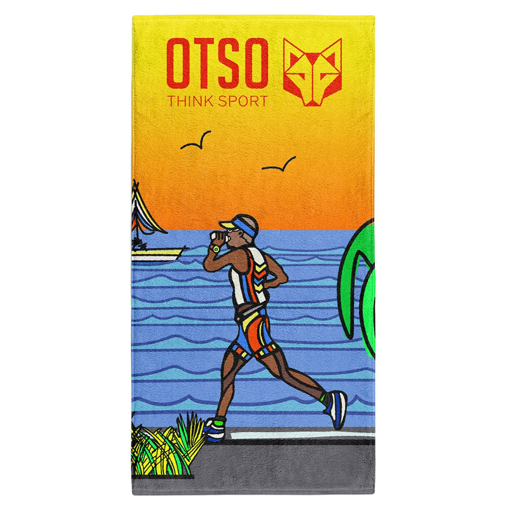 Otso Time To Tri Run Man Towel von Otso