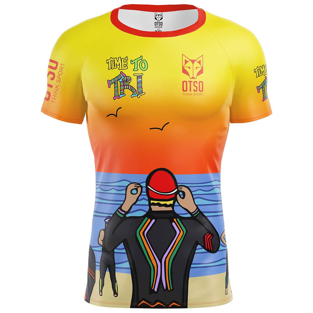 Otso Time To Tri Swim Short Sleeve T-shirt  XL Mann von Otso