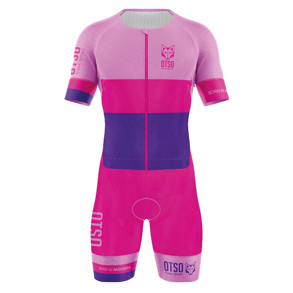 Otso Zaria Short Sleeve Trisuit Rosa L Mann Otso Zaria Short Sleeve Trisuit Rosa L Mann von Otso
