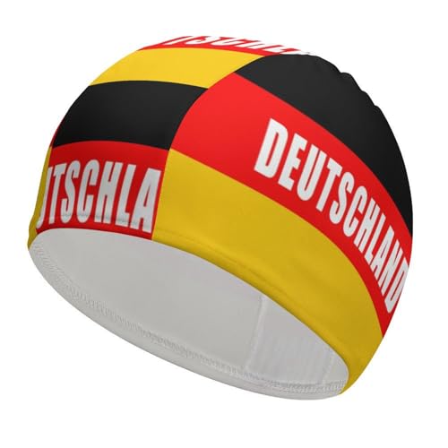 Ofanany Unisex-Badekappe mit Deutschland-Flagge, Dehnbare Duschhaube, Bequeme Bademütze für langes, kurzes, lockiges Haar Ofanany Unisex-Badekappe mit Deutschland-Flagge, Dehnbare Duschhaube, Bequeme Bademütze für langes, kurzes, lockiges Haar von Oudrspo