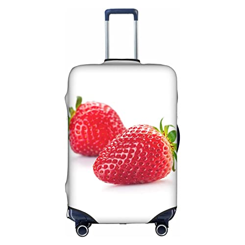 Oudrspo Reisegepäckabdeckung mit Erdbeer- und Tropenfrüchten, süße Reisegepäckabdeckung, strapazierfähige Kofferabdeckung, passend für 18-32 Zoll Gepäck von Oudrspo