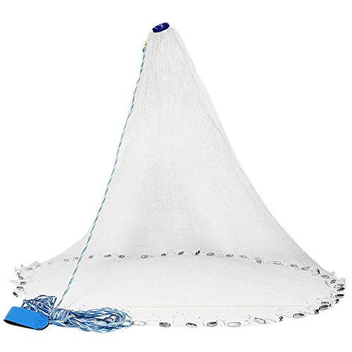 Wurfnetz Wurfnetz Fischen Fischernetz Angeln Cast Net Nylon Tragbaren Handgussfischnetz Salzwasser Fischen Fangnetz Für Köderfalle Weiß Wurfnetz Wurfnetz Fischen Fischernetz Angeln Cast Net Nylon Tragbaren Handgussfischnetz Salzwasser Fischen Fangnetz Für Köderfalle Weiß von Ouken