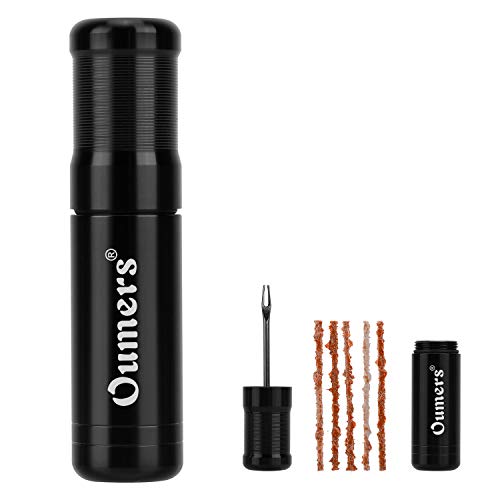 Oumers Tubeless Bike Reifen Reparatur Tool Kit, Bike Reifen Punctures mit 5PCS Speck Streifen Plus Insertion Tool Reifen Reparatur Gabel Reamer Oumers Tubeless Bike Reifen Reparatur Tool Kit, Bike Reifen Punctures mit 5PCS Speck Streifen Plus Insertion Tool Reifen Reparatur Gabel Reamer von Oumers