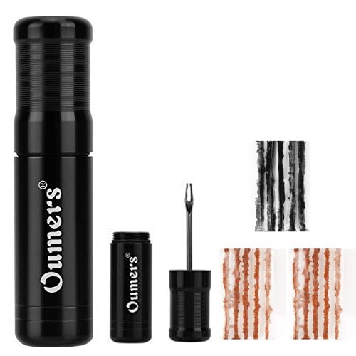 Oumers Tubeless-Reparaturset für Fahrradreifen, Fahrradreifen-Reparaturwerkzeug für Reifenpannen, unverzichtbares Fahrrad-Reparaturwerkzeug für schlauchlose Reifen mit 15 Streifen Oumers Tubeless-Reparaturset für Fahrradreifen, Fahrradreifen-Reparaturwerkzeug für Reifenpannen, unverzichtbares Fahrrad-Reparaturwerkzeug für schlauchlose Reifen mit 15 Streifen von Oumers