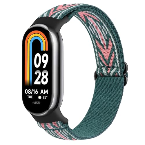 Oumida Armband für Xiaomi Mi Smart Band 8 / Xiaomi Smart Band 9 Uhrenarmband, Elastische Nylon Armbänder, Verstellbare Sport Ersatzarmband Herren Damen für Xiaomi Mi Band 9/ Mi Band 8, Grüner Pfeil Oumida Armband für Xiaomi Mi Smart Band 8 / Xiaomi Smart Band 9 Uhrenarmband, Elastische Nylon Armbänder, Verstellbare Sport Ersatzarmband Herren Damen für Xiaomi Mi Band 9/ Mi Band 8, Grüner Pfeil von Oumida