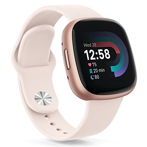 Oumida für Fitbit Versa 3 Armband/Fitbit Versa 4 Armband/Fitbit Sense Armband für Damen Herren, Silikon Armbänder Sport Ersatz Uhrenarmband für Fitbit Versa 3/Versa 4/Sense/Sense 2 (Rosa) Oumida für Fitbit Versa 3 Armband/Fitbit Versa 4 Armband/Fitbit Sense Armband für Damen Herren, Silikon Armbänder Sport Ersatz Uhrenarmband für Fitbit Versa 3/Versa 4/Sense/Sense 2 (Rosa) von Oumida