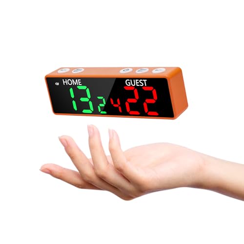 Ousmile Mini Digital Scoreboard 13x2.35x3.9cm - Tragbare Elektronische Anzeigetafel mit Summer für Turnier-Punktestand, 6-Stellige Anzeigetafel für Tischspiele, Tischtennis, Basketball, Cornhole Ousmile Mini Digital Scoreboard 13x2.35x3.9cm - Tragbare Elektronische Anzeigetafel mit Summer für Turnier-Punktestand, 6-Stellige Anzeigetafel für Tischspiele, Tischtennis, Basketball, Cornhole von Ousmile