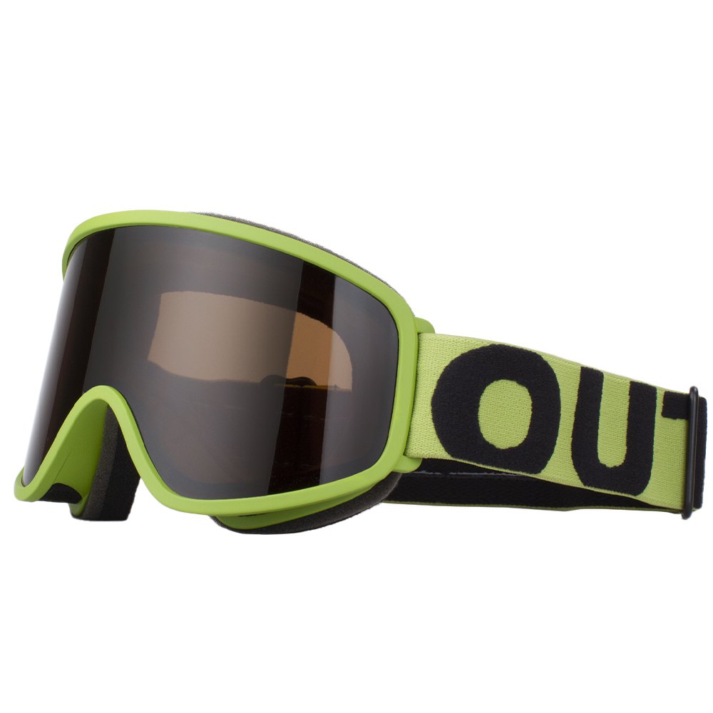 Out Of Flat Ski Goggles Grün Smoke/CAT3 von Out Of