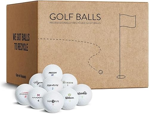 Out of Bounds AA/A Lakebells Mix - Trainings Golfbälle, 100 Stück - Ideal für Übungszwecke, günstiger Preis, für Anfänger und Trainingseinheiten Out of Bounds AA/A Lakebells Mix - Trainings Golfbälle, 100 Stück - Ideal für Übungszwecke, günstiger Preis, für Anfänger und Trainingseinheiten von Out of Bounds