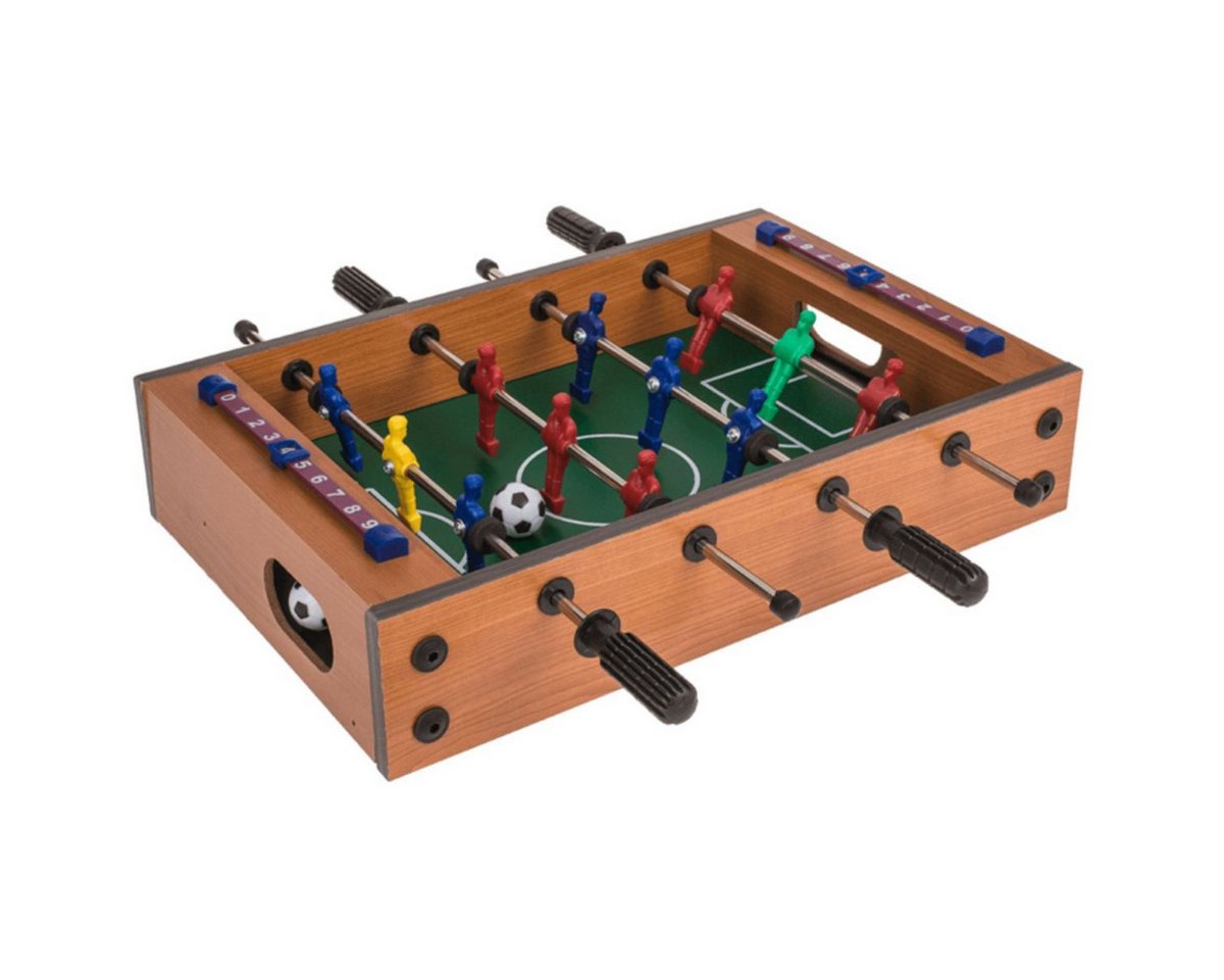 Out of the Blue Mini-Tischkicker Tischfußballspiel mit Bällen und Punktzähler Spielfeld mit Holzrahmen, im Geschenkkarton Out of the Blue Mini-Tischkicker Tischfußballspiel mit Bällen und Punktzähler Spielfeld mit Holzrahmen, im Geschenkkarton von Out of the Blue