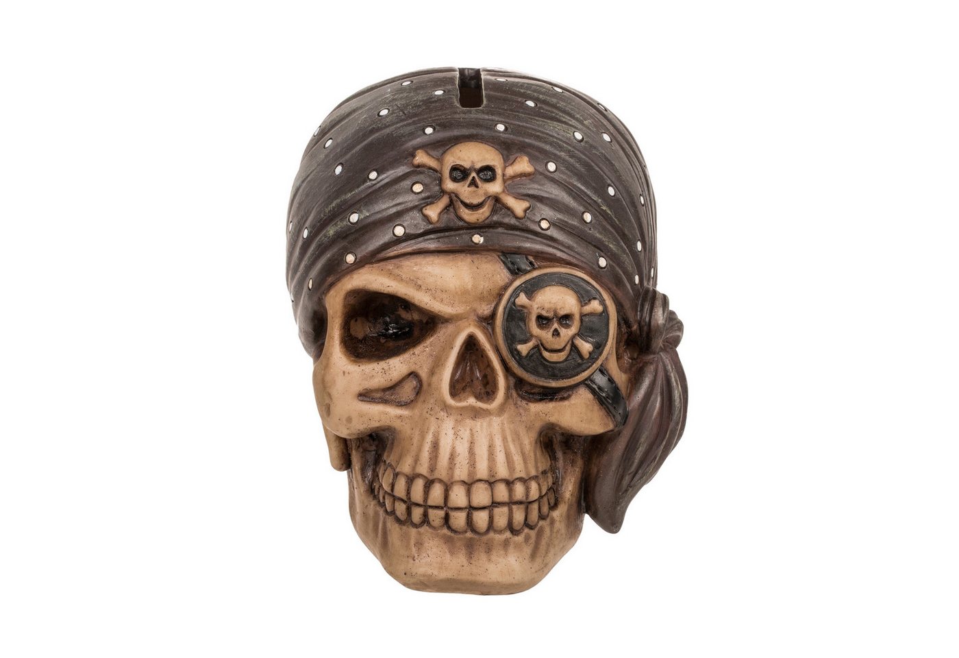 Out of the Blue Spardose Pirat Totenkopf Spardose mit Augenklappe Out of the Blue Spardose Pirat Totenkopf Spardose mit Augenklappe von Out of the Blue