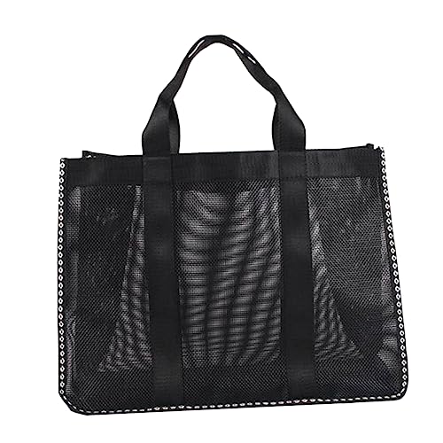 Outanaya 1 Stück Mesh Organizer Wasserabweisende Tragetasche Mesh Duschtasche Handtaschen von Outanaya