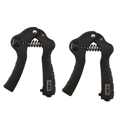 Outanaya 2 Stück Intelligenter Greifer Fingergreifer Unterarm Workout Set Fingergriffe Trainingsgerät Greifer Fitness Griff Fingerstärkungsring Unterarmtrainer Handtrainer von Outanaya