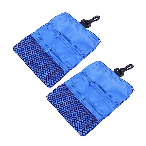 Outanaya 2St Bälle-Kit Taschenhalter Tee-Netzbeutel Tasche mit Mehreren Taschen Tasche für Tennisbälle Tea Bags teetüten Golfzubehör Aufbewahrungsbeutel Teebeutel Aufbewahrungstasche von Outanaya