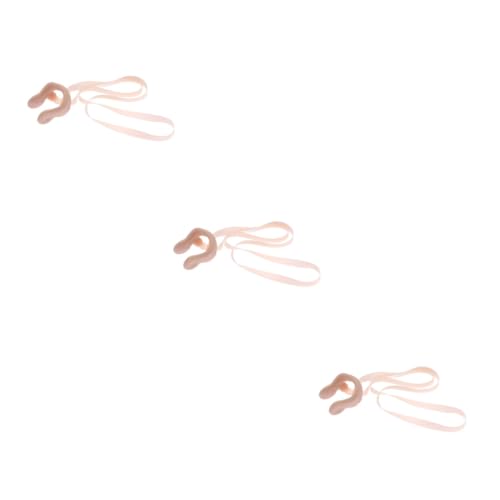 Outanaya 3St Latex-Nasenclip Sinus Saver Nasenstöpsel zum Schwimmen Stecker Nasenclips für Erwachsene klar nasenklammer Kinder Nasenklammer für Kinder Nasenklammer zum Schwimmen Latex-Plugs von Outanaya