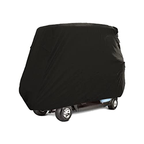 Outanaya 4 Abdeckung für Wagen Wagenabdeckungen Stoffwagenabdeckung schwarzer Rollwagen Golfwagen Abdeckung Golfwagen Abdeckplane wasserdichte Wagenabdeckung Abdeckdach für Wagen Black von Outanaya