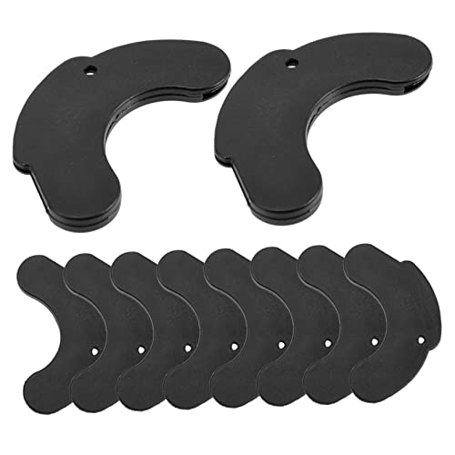 Outanaya 6 Paare Hantelhalter aus Gummi Kreuzheben-Pad für Powerlifting Trainingsgeräte gym zubehör gym accessories Fitnessgeräte Hanteln Hantelschutzkissen Belt Squat Befestigung für Rack von Outanaya