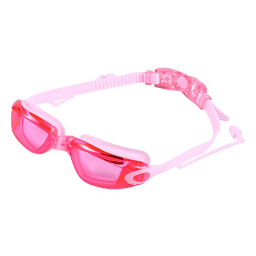 Outanaya Antibeschlag-Schwimmbrille Schwimmbrille Kinder Schwimmbrille Anti-Fog weiche Schwimmbrille wasserdichtes Schwimmen Kinderbecken Taucherbrille Wasserdichte Schwimmbrille rot von Outanaya